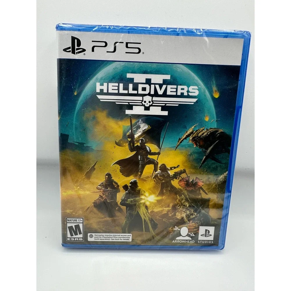 Sony Helldivers 2 PS5 Video Game NIB Blue New Third-Person Shooter